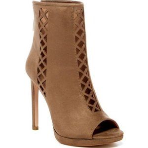 BCBGeneration Brown Delaney Dream Peep Toe